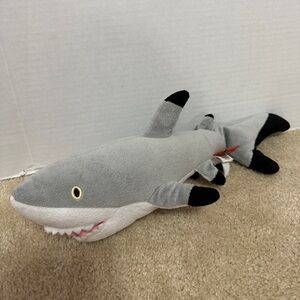 Adventure Planet Ocean Safe Plush Black Tip Shark 15” Stuffed Animal Toy